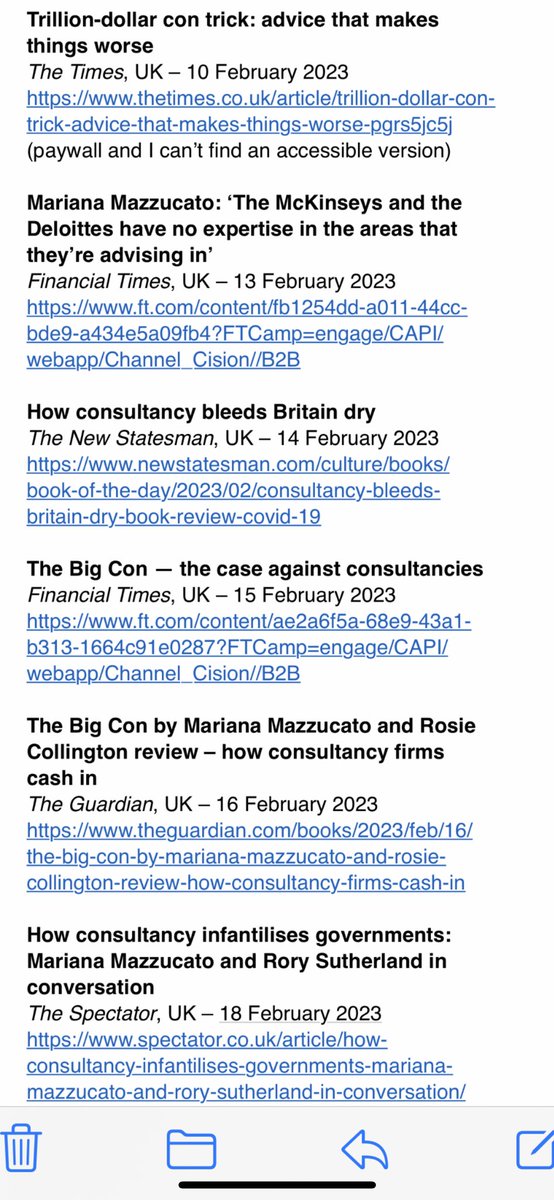 My new book with ⁦<a href="/RosieCollingto/">Rosie Collington</a>⁩ “THE BIG CON: how the consulting industry weakens our businesses, infantilises our governments and warps our economies” is out next week in the UK and soon after in the US. With many translations to come. But making waves NOW.