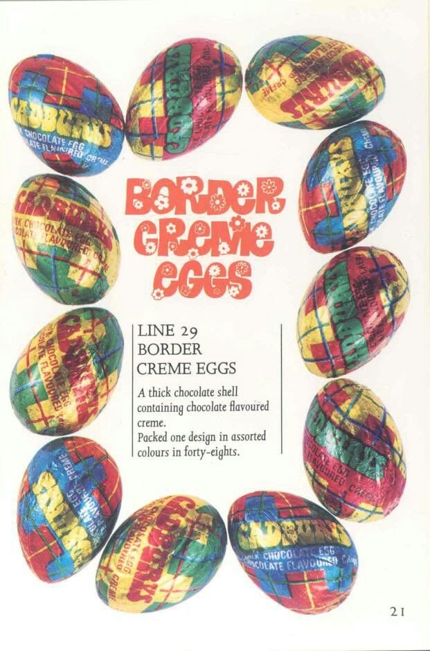 oftenfickle's tweet photo. @Hallybhoy11 Cadburys Border Cream Eggs. Thick chocolate filling. 70's gold. https://t.co/LKjNoMiR89
