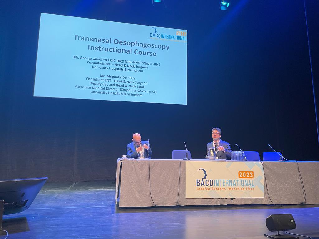 George Garas PhD DIC FRCS FEBORL-HNS (@garas_george) on Twitter photo Absolutely brilliant conference and fantastic opportunity to catch up with esteemed colleagues and friends here in Birmingham! #BACOInternational2023 <a href="/BACO_ENTUK/">BACO International</a> Absolutely brilliant conference and fantastic opportunity to catch up with esteemed colleagues and friends here in Birmingham! #BACOInternational2023 <a href="/BACO_ENTUK/">BACO International</a>