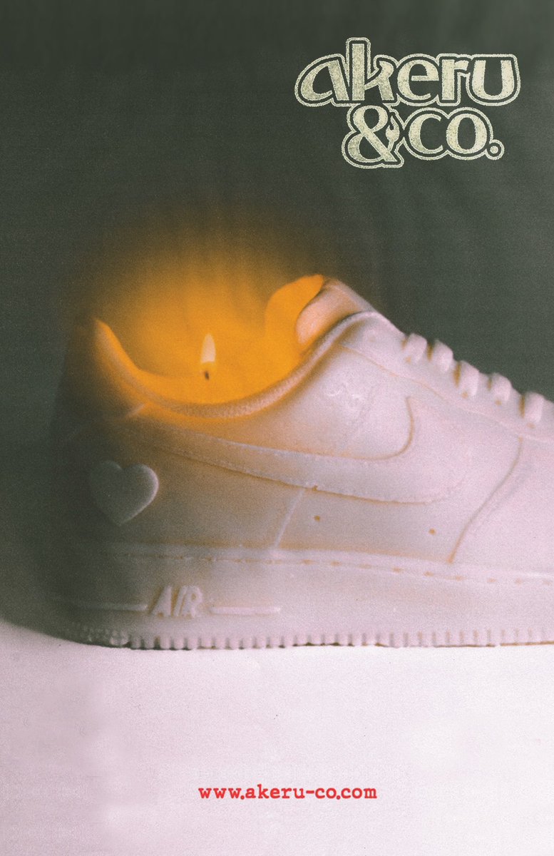 akeru_co's tweet photo. We Re-stocked our AF1 &amp; SB valentine edition candles 🕯️ 

Buy here: https://t.co/xsoA3ydvnb https://t.co/0ZYNTafhgS