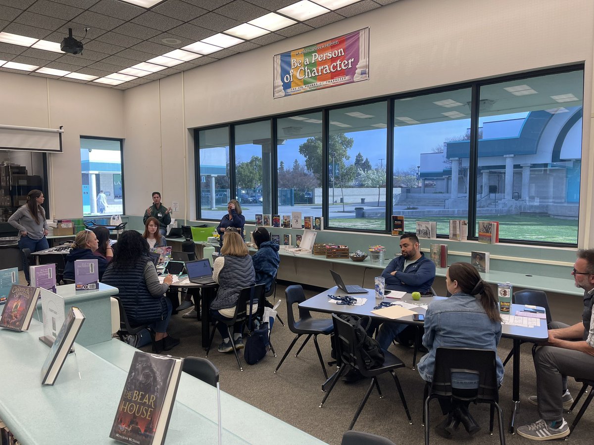 Our Green Feeder 6th grade teachers collaborating on transition of our students! Great and important work! <a href="/mattshin55/">Cryptonftworld</a> <a href="/KirkShrum/">Kirk Shrum</a> <a href="/MThompsonVUSD/">Mark Thompson</a> <a href="/visaliausd/">Visalia Unified School District</a> @pezzimeg <a href="/debralouwho/">debbiepeterson</a> <a href="/linwoodgarden/">Linwood Garden</a>