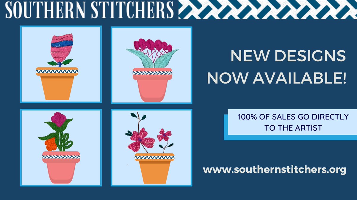 AdvocacyProject's tweet photo. Just in time for spring! These flowers were hand-embroidered by women in Uganda and Kenya. Visit our online store Southern Stitchers and take your pick while stocks last. All proceeds go to the artists. Visit https://t.co/QvbaKknfaM! #southernstitchers #embroidery #flowers https://t.co/SZ1kkw3vRc