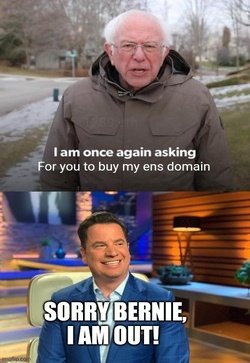 MagnumEth's tweet photo. Thanks #matthiggins for hanging out with the #ens community yesterday.
I hope you love memes! ๐
(it's all in good fun ๐ค)
#burntheboats https://t.co/cy8FkDRcjF