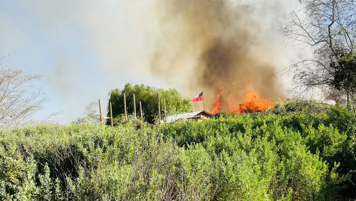 Quinta_Bollenar's tweet photo. El pasado lunes, nuestra Máquina BF5 trabajó en apoyo al Cuerpo de Bomberos de Peñaflor, por Tercera Alarma de Incendio Forestal en sector El Trapiche. 🚒👩🏻‍🚒👨🏻‍🚒 https://t.co/qSEXMzOZrx