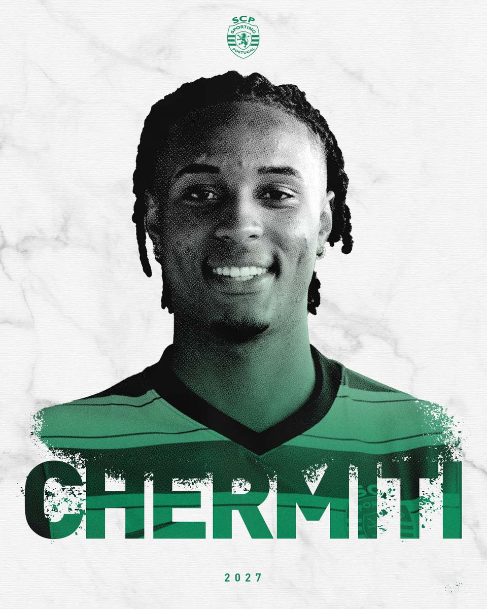 Youssef Chermiti renova até 2⃣0⃣2⃣7⃣ 🟢⚪ 

👉 bit.ly/3XDLwqf
#EuSouSporting