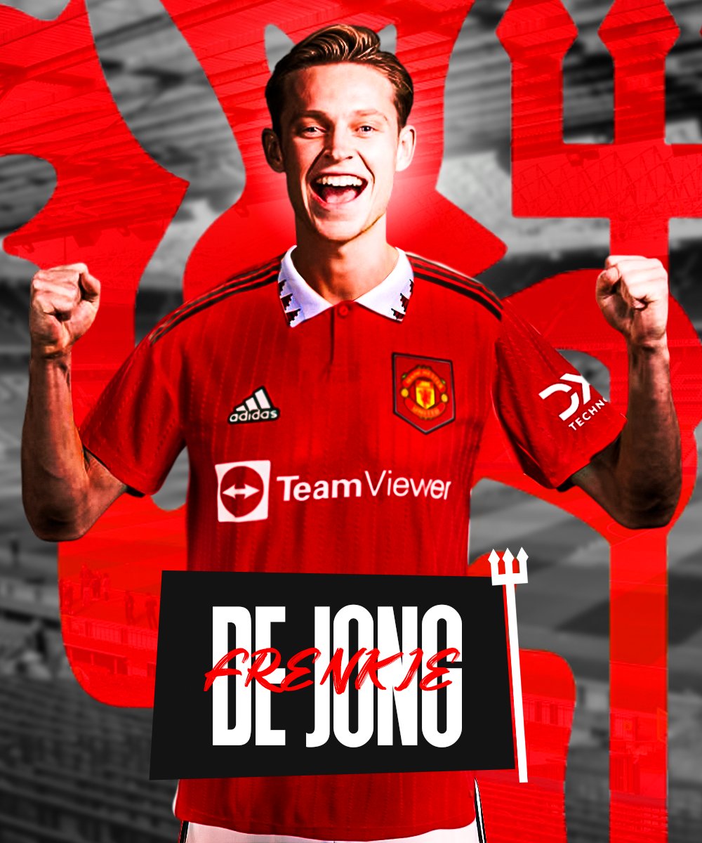 JaysidSidhu's tweet photo. First ever kit swap 

#ManchesterUnited #manutd #frenkiedejong #PremierLeague #football #editing https://t.co/dc3akbGo08