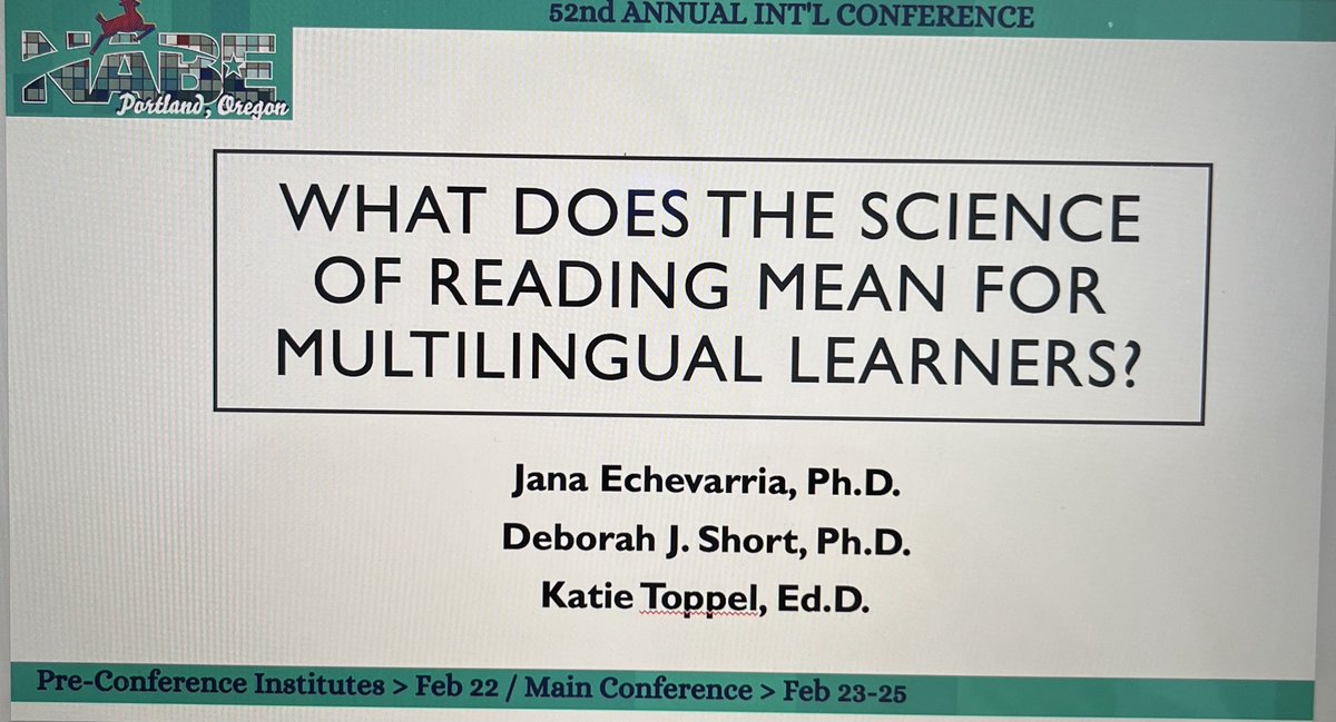 Getting ready for #NABE23. It’ll be great presenting with SIOP co-authors ⁦@KatieToppel⁩ and Deborah Short. See you there!⁦<a href="/SIOPModel/">The SIOP® Model</a>⁩ ⁦<a href="/CABEBEBILINGUAL/">CABE</a>⁩ #MLLchat_bkclub #ell #MLLChat