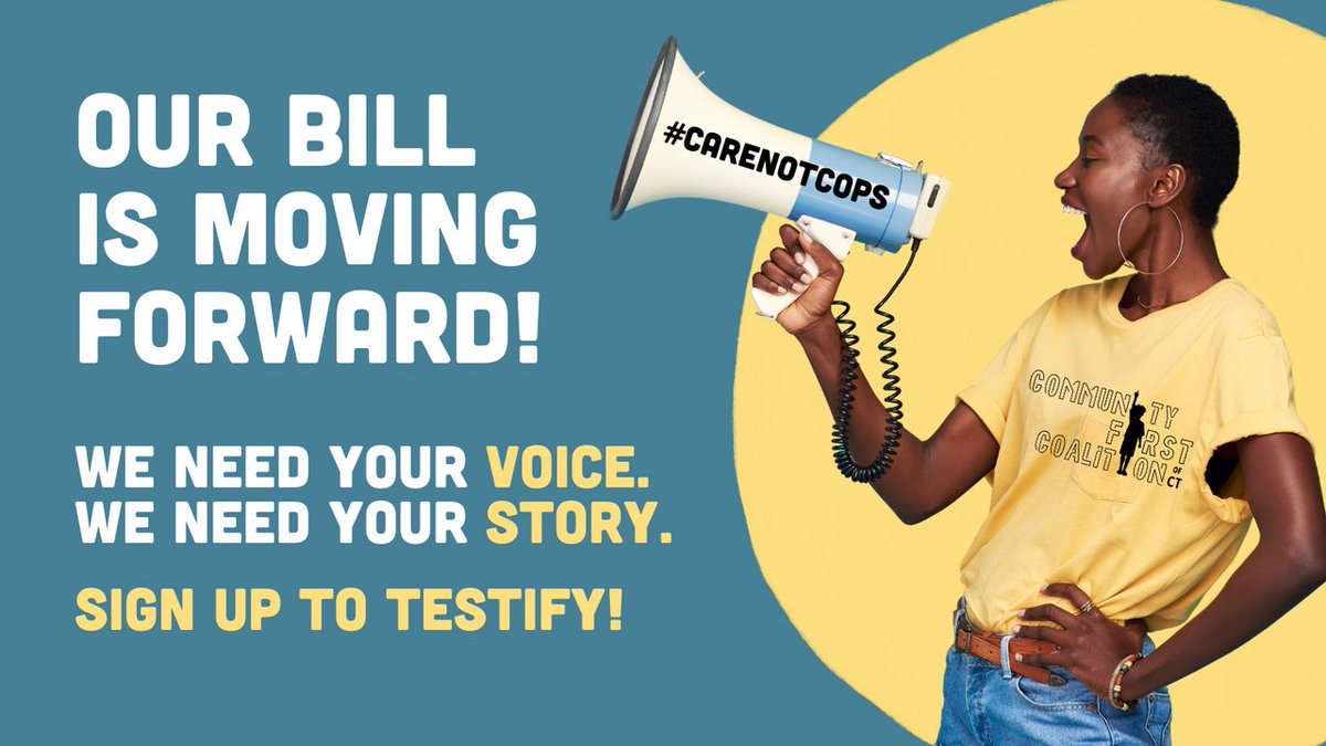 CTBBSU's tweet photo. Calling all supporters of BBSU's #CommunityFirstCoalition! 📢 📢 📢 

BIG NEWS! Our bill is moving forward &amp; now we need your support to make sure this bill advances out of the education committee.

Interested in testifying? Go here: https://t.co/7FXM7faJTw

#CareNotCops https://t.co/SNuuwFDEST