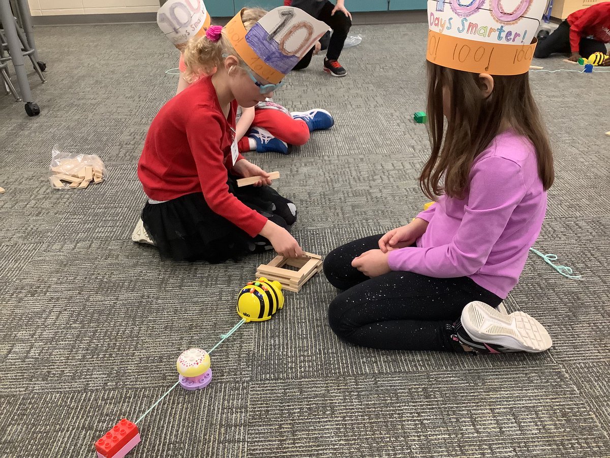 wvrstem's tweet photo. Kindergarteners learning about pushes and pulls with Beebots. #wvrstem #beebots https://t.co/ZX4iXcVS2b