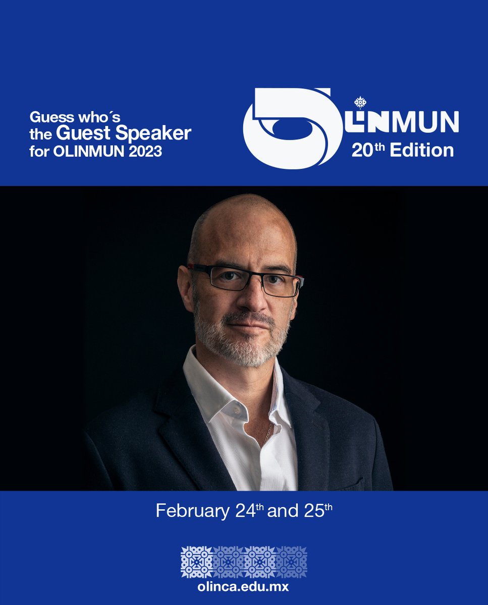 For the OLINMUN Opening Ceremony we are honored to have Max Kaiser as our keynote speaker. <a href="/MaxKaiser75/">Max Kaiser</a>.

Friday, February 24th
8:30 to 9:30 Opening Ceremony

olinca.edu.mx/olinmun

#Olinca | #Olinmun | #Olinmun2023
