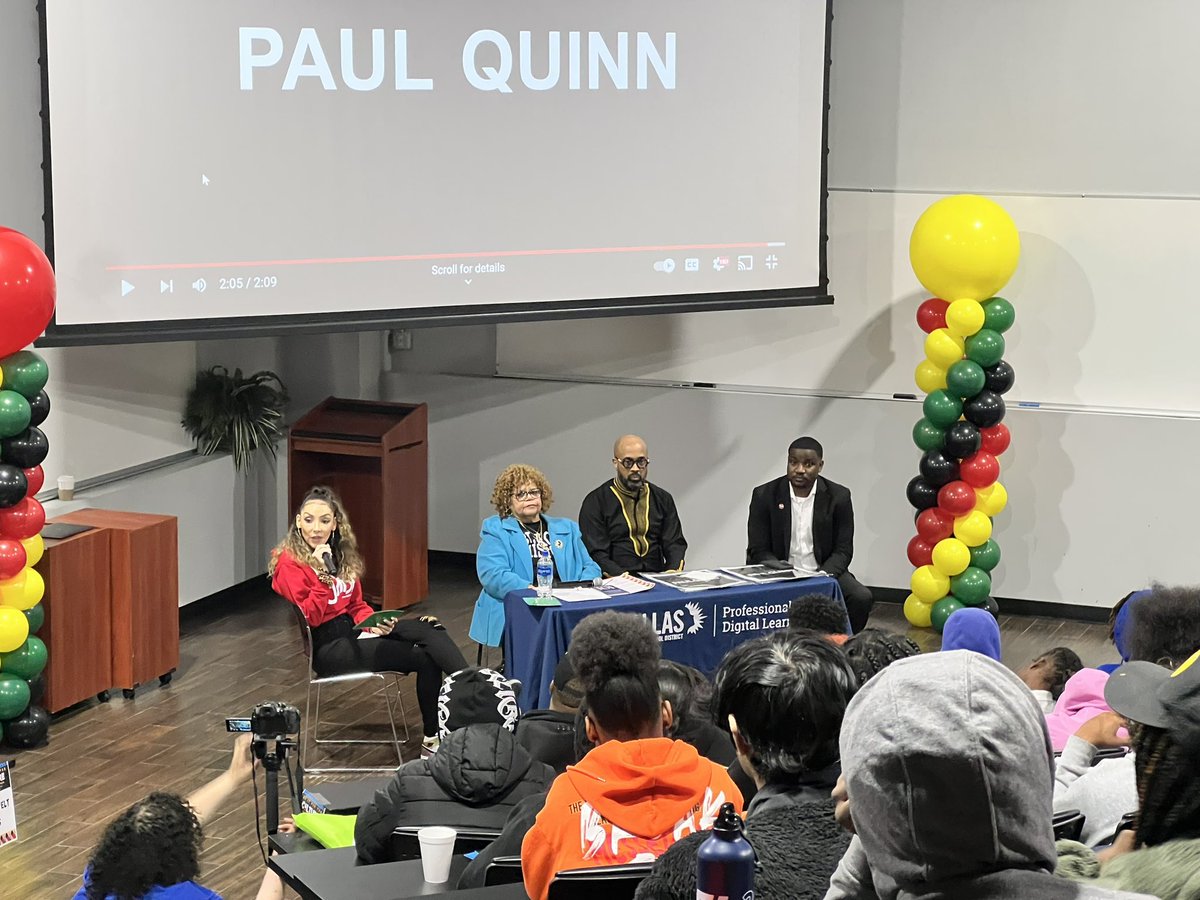 Jennifer Sallee (@jennsalleeteach) on Twitter photo African American Studies Student Experience from Dallas ISD, hosted at Paul Quinn College! Celebrating our students, their history, and future opportunities! <a href="/PDL_DallasISD/">Professional & Digital Learning - Dallas ISD</a> <a href="/mibroughton/">Dr. Michele Broughton</a> <a href="/shannontrejo/">Shannon Trejo</a> <a href="/CharissaGovan/">Dr. Charissa Govan</a> African American Studies Student Experience from Dallas ISD, hosted at Paul Quinn College! Celebrating our students, their history, and future opportunities! <a href="/PDL_DallasISD/">Professional & Digital Learning - Dallas ISD</a> <a href="/mibroughton/">Dr. Michele Broughton</a> <a href="/shannontrejo/">Shannon Trejo</a> <a href="/CharissaGovan/">Dr. Charissa Govan</a>