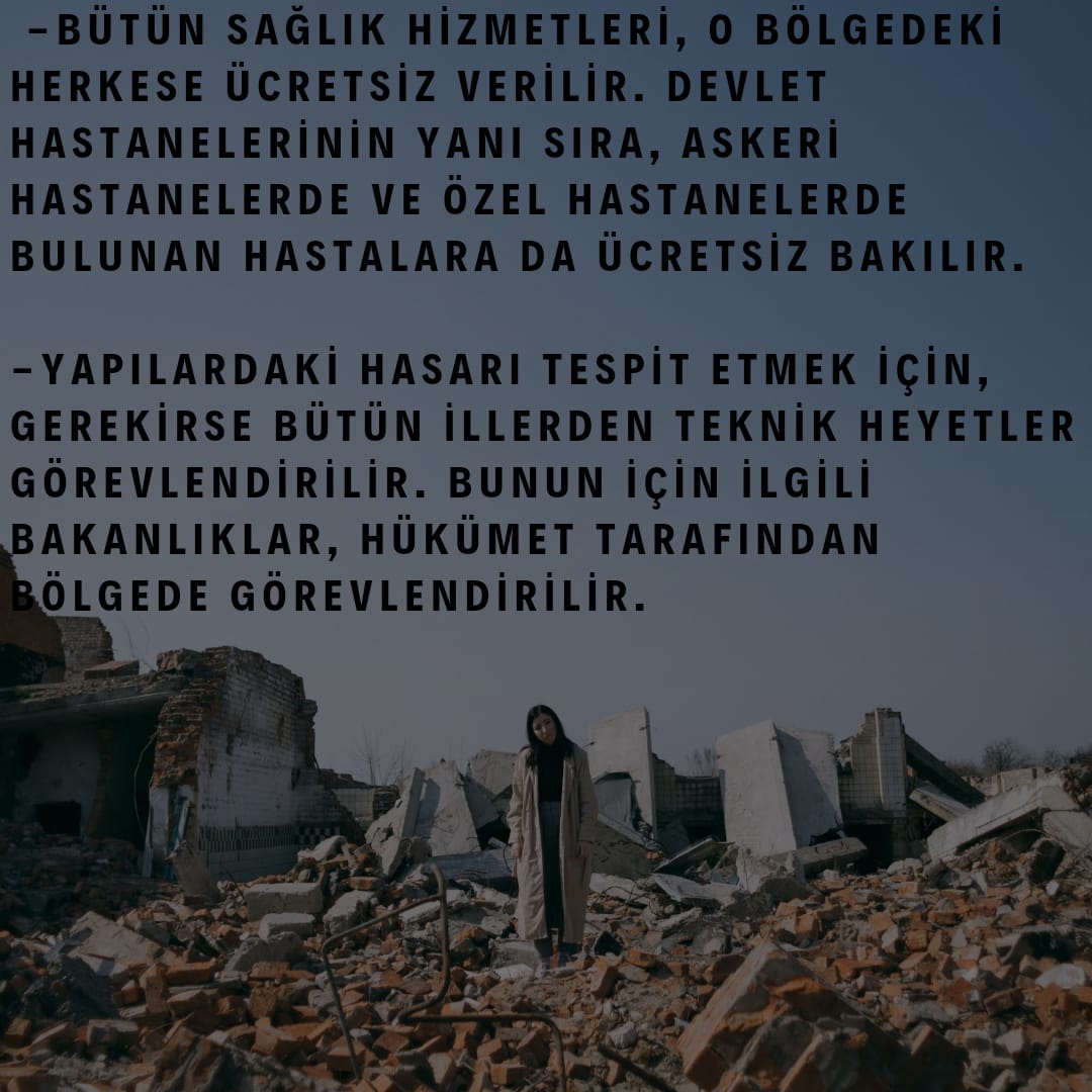 Bingöl'de oluşabilecek felaketi en az ölçüde atlatabilmek adına Bingöl'ün afet bölgesi ilan edilip gerekli denetimlerden geçmesi gerekmektedir. 
#BingölAFETbölgesiilanedilsin