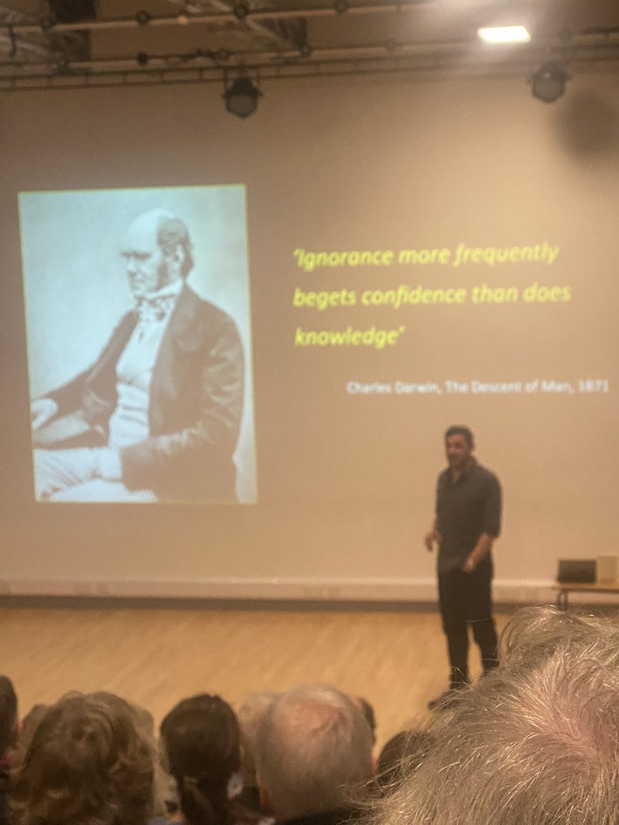 A great way to spend a Friday night- Eugenics science communication from <a href="/AdamRutherford/">Dr Adam Rutherford</a> <a href="/NorwichSciFest/">Norwich Science Festival</a> #NorwichSciFest