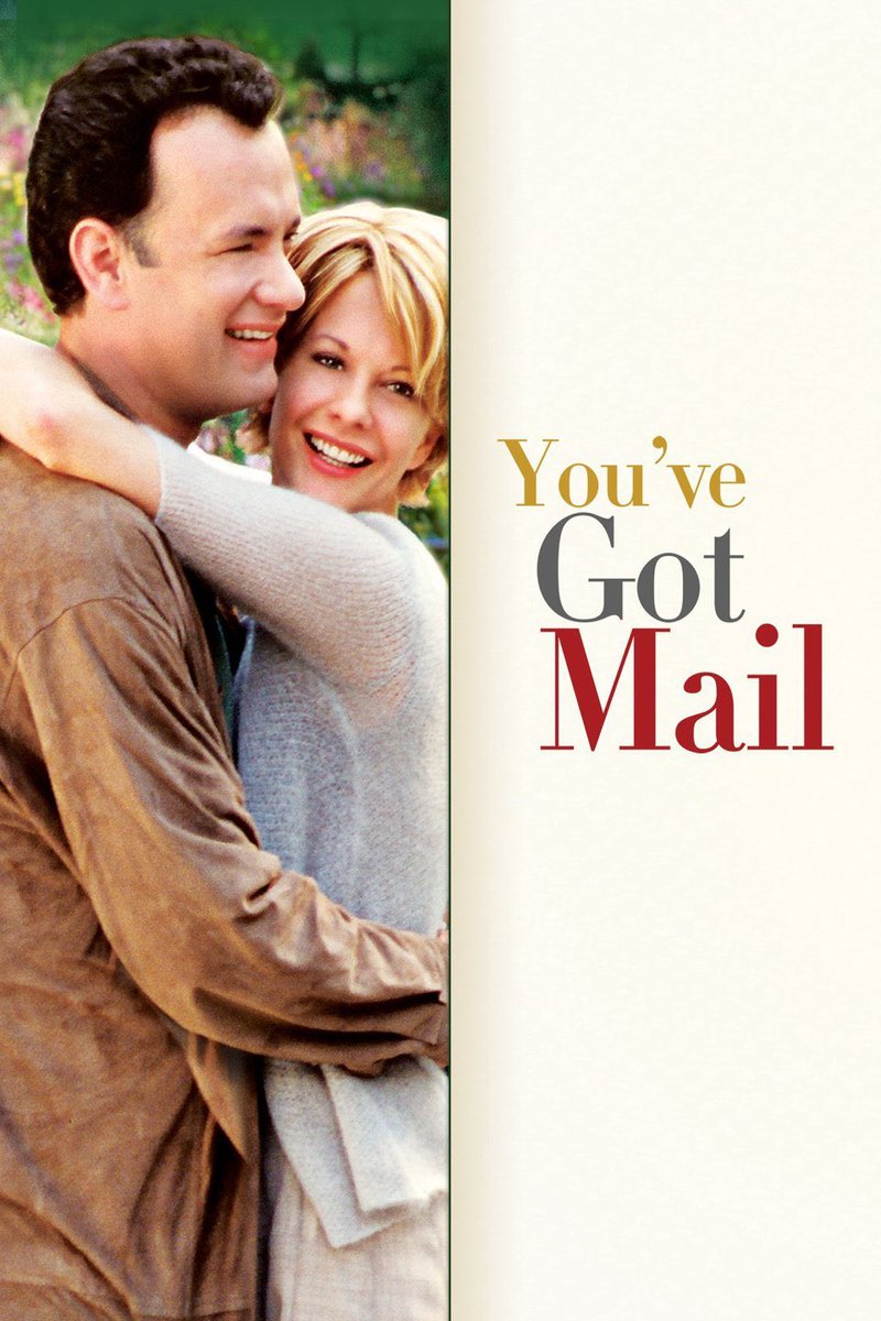 Does this very 90s romcom hold up as a Movie To Watch Before You Die? Click here to find out youtu.be/6wMdKObhugA #youvegotmail #tomhanks #megryan #stevezahn #parkerposey #90s #romcom #aol #email #gregkinnear #jeanstapleton #dabneycoleman