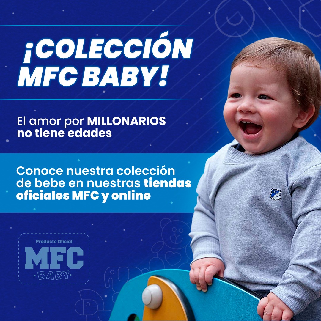 Millonarios FC on Twitter "¡Colección MFC Baby! 💙👶 El amor por
