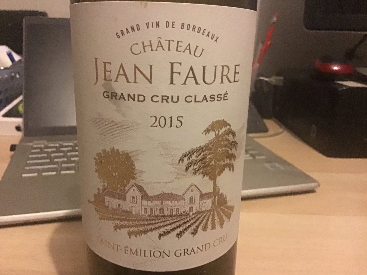 The best bottle of wine that I’ve ever uncorked. Next door to Cheval Blanc but a tenth of the price - such good value.