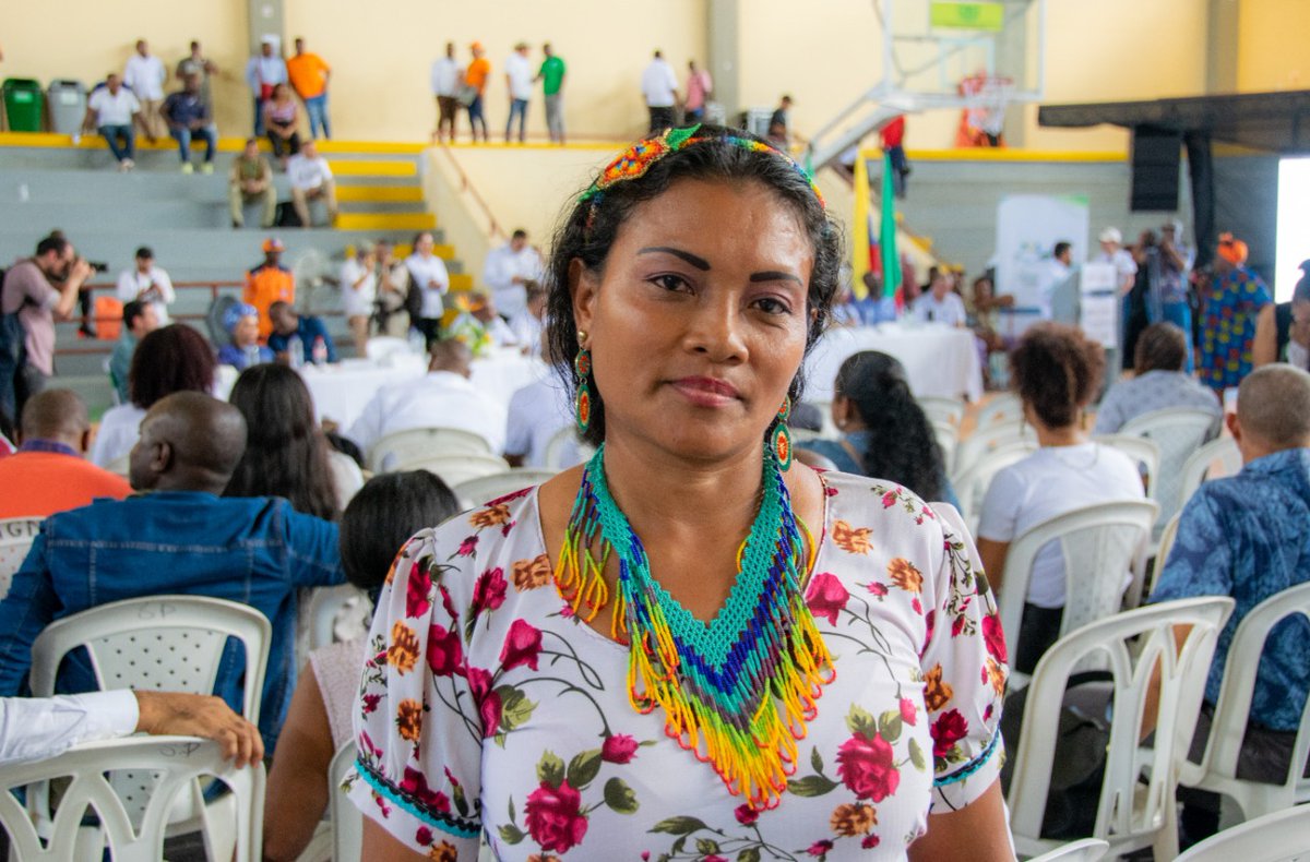 MinSaludCol's tweet photo. «Queremos una salud integral con enfoque diferencial, que se tenga en cuenta a nuestros médicos tradicionales, parteras, yerbateros, que son los que salvan vidas cuando no van los servicios de salud al territorio». 
Dora Sepúlveda - Asorewa
 ► https://t.co/RRPfbZNG6L https://t.co/DZLHJlYIpH