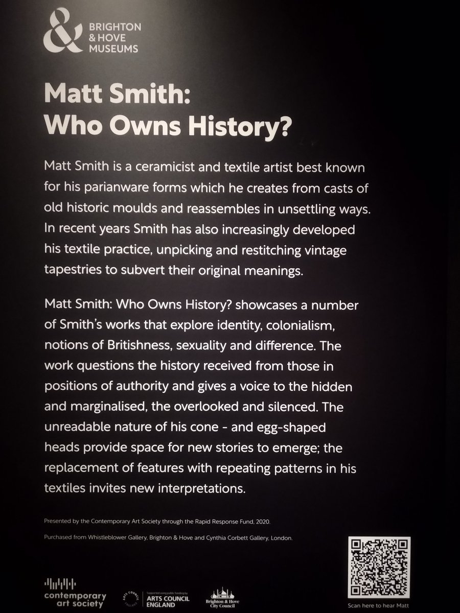 'Who Owns History?' @MattJSmithcom artefacts prompted a lively debate at this month's cultural meet-up.

#goingToSeeCultureTogether

<a href="/susan_daub/">Susan Eskdale</a>
<a href="/BrightonMuseums/">Brighton Museums</a> 
<a href="/FabricaGallery/">Fabrica</a>