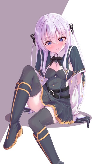 エルフちゃん顔の描き方模索中 