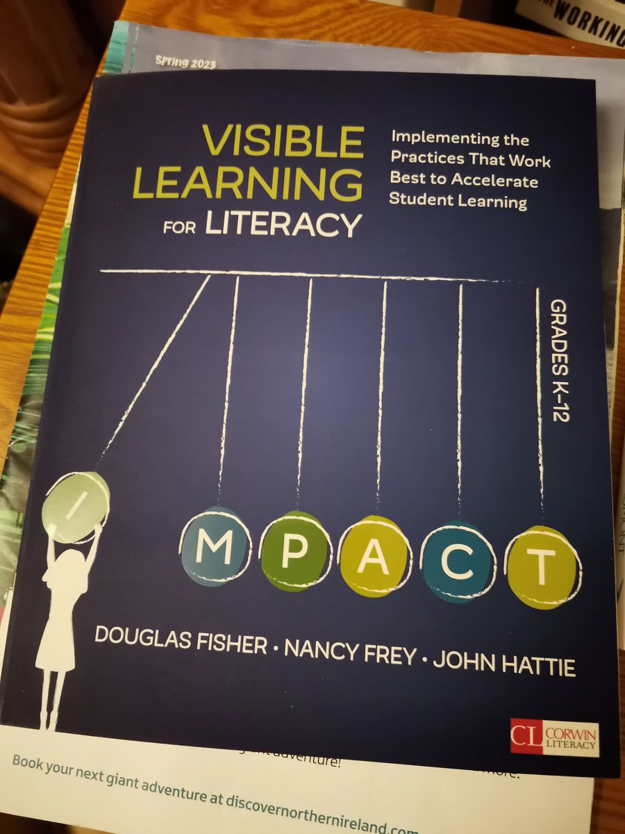 MrFerguson85's tweet image. Weekend reading &amp;amp; mid term refresh: I have a particular interest in routines &amp;amp; their impact. This is another great title from the Visible Learning series that is supported by QR codes which link to videos for relevant sections. #Engchatuk @NIEngTeachers @Team_English1 @QUBSSESW