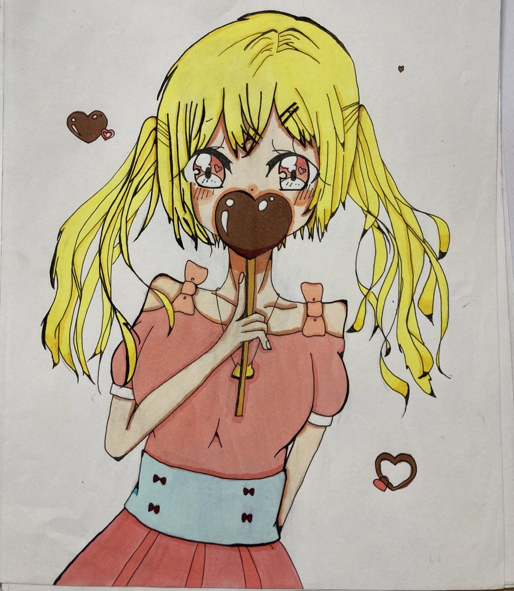 nandare_1007's tweet photo. 小6の時のイラストをリメイク
服ミスった。

#イラスト #イラスト初心者 #イラスト練習中 #絵描き初心者 https://t.co/VLWp3EpOSS