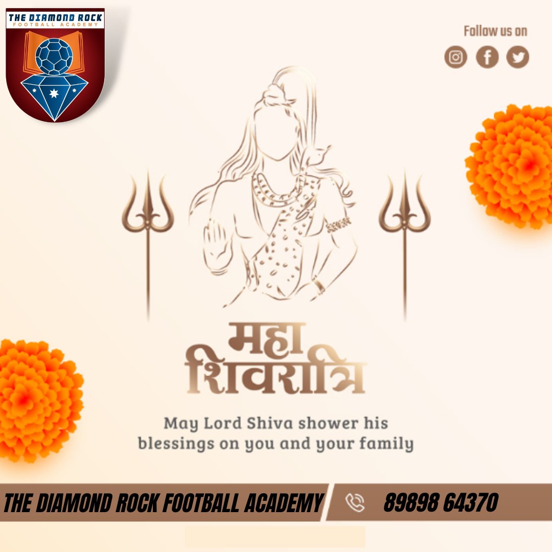 diamondrockfa's tweet photo. HAPPY SHIVARATRI TO ALL! 
#shivaratri #india #indianfootball #HeroILeague #ileaguediv2 #mpfa #balaghat #madhyapradeshfootball #footballindia #backtheblue #Hero2ndDiv #madhyapradesh #HeroILeague #TogetherWeRise #HeroISL #LetsFootball https://t.co/sz5CMPnhyp