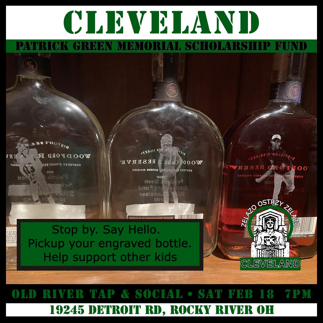 F3Cleveland's tweet photo. #PG13 Scholarship fundraiser has been a huge success. Many will and have been blessed. 
Donations are still being accepted.   
Stop by the Old River Tap &amp; Social this Saturday, say hello, stay awhile. 
#f3cleveland #f3river https://t.co/15marIrRHO