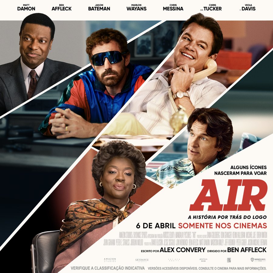 Air ganha novo pôster estampado por astros