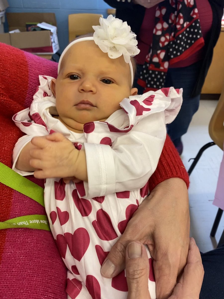 We visited Mommy’s school today and met so many nice people! ❤️We even got to celebrate Brooklyn’s birthday too! Everyone was so excited to meet me☺️ and I got to finally see faces to all of those voices I heard when in mom’s belly. <a href="/smrhbellisland/">SMRH Islanders</a> #NewestLittleIslander