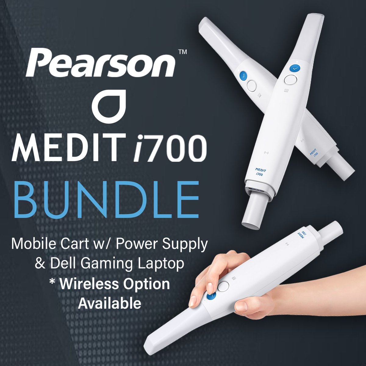 Pearsondental's tweet photo. Get the Power to Take your Practice to the Next Level. Featuring Medit i700! Comes with Additional 2 Year MFG Warranty for 3 Years. Ask about Special Pricing! https://t.co/85gu4hl229