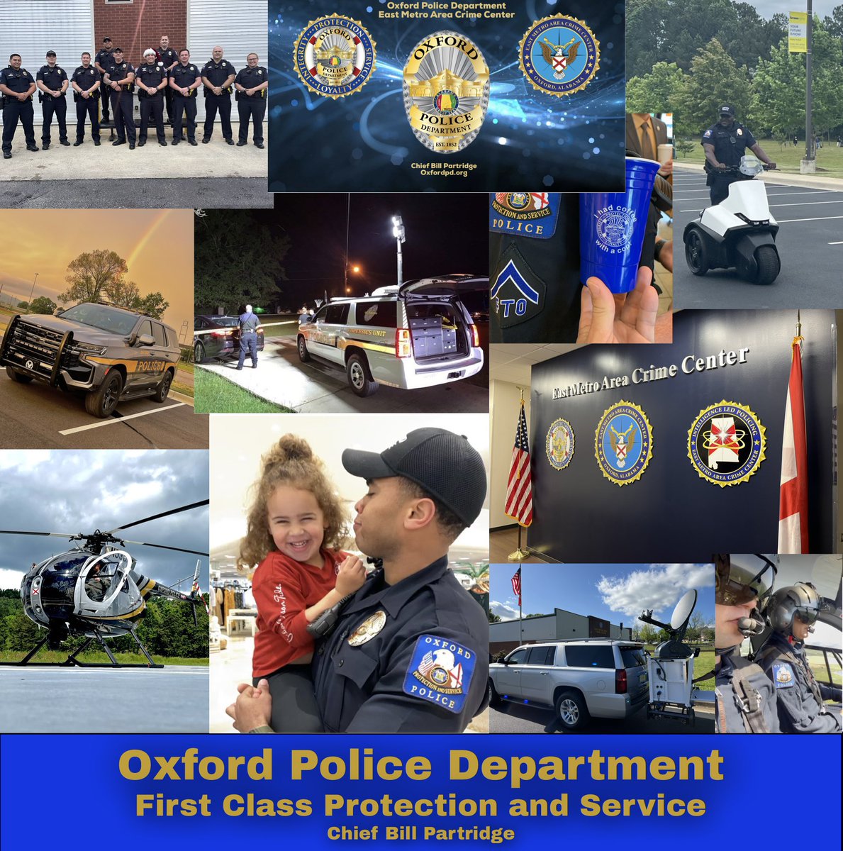 ChiefBPartridge's tweet photo. We invest in people, we also invest in technology, to keep our personnel and the public safe. Every day we work to provide first class protection and service. #oxfordpd #EMACC https://t.co/BMvjN51GFo