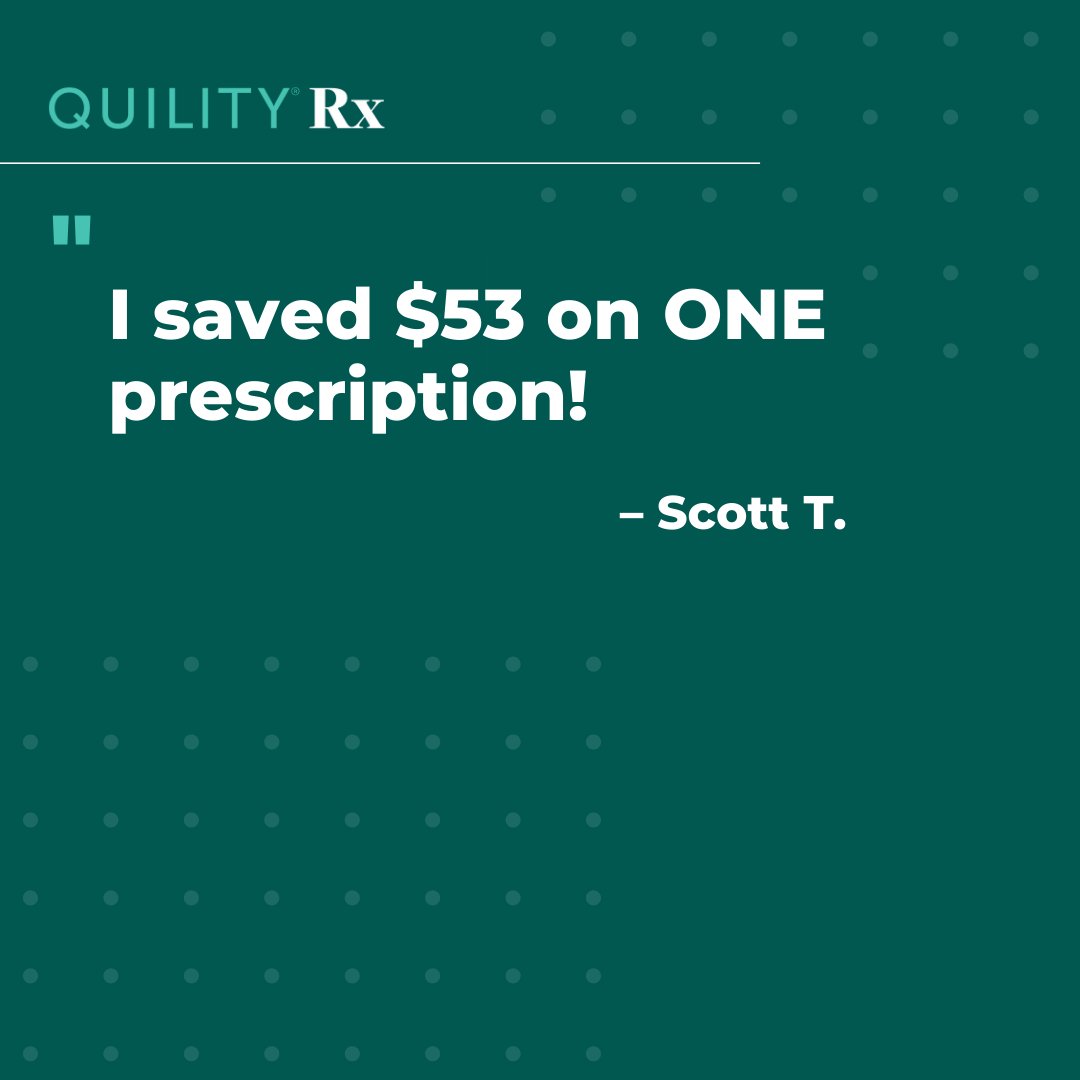MyQuility's tweet photo. It’s our mission to cut the high costs of healthcare. Success! QuilityRx customers save up to $95 per eligible prescription on average. Enroll with https://t.co/pxdphcxfzr and start living Life to the Fullest for Less®.

#LifeToTheFullestForLess #MyQuility #QuilityRx https://t.co/ukvfnGExxi
