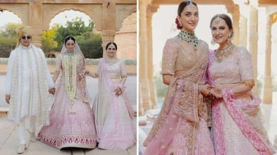 daynewstv's tweet image. Kiara Advani's Dreamy Bridal Entry with Parents in New Wedding Pics - 
daynews.tv/?p=11187 -
#Bollywood #BridalEntry #GenevieveAdvani #JagdeepAdvani #Jaisalmer #KiaraAdvani #Lehenga #ManishMalhotra #MotherDaughterBond #Receptions #Sherwani #SidharthMalhotra