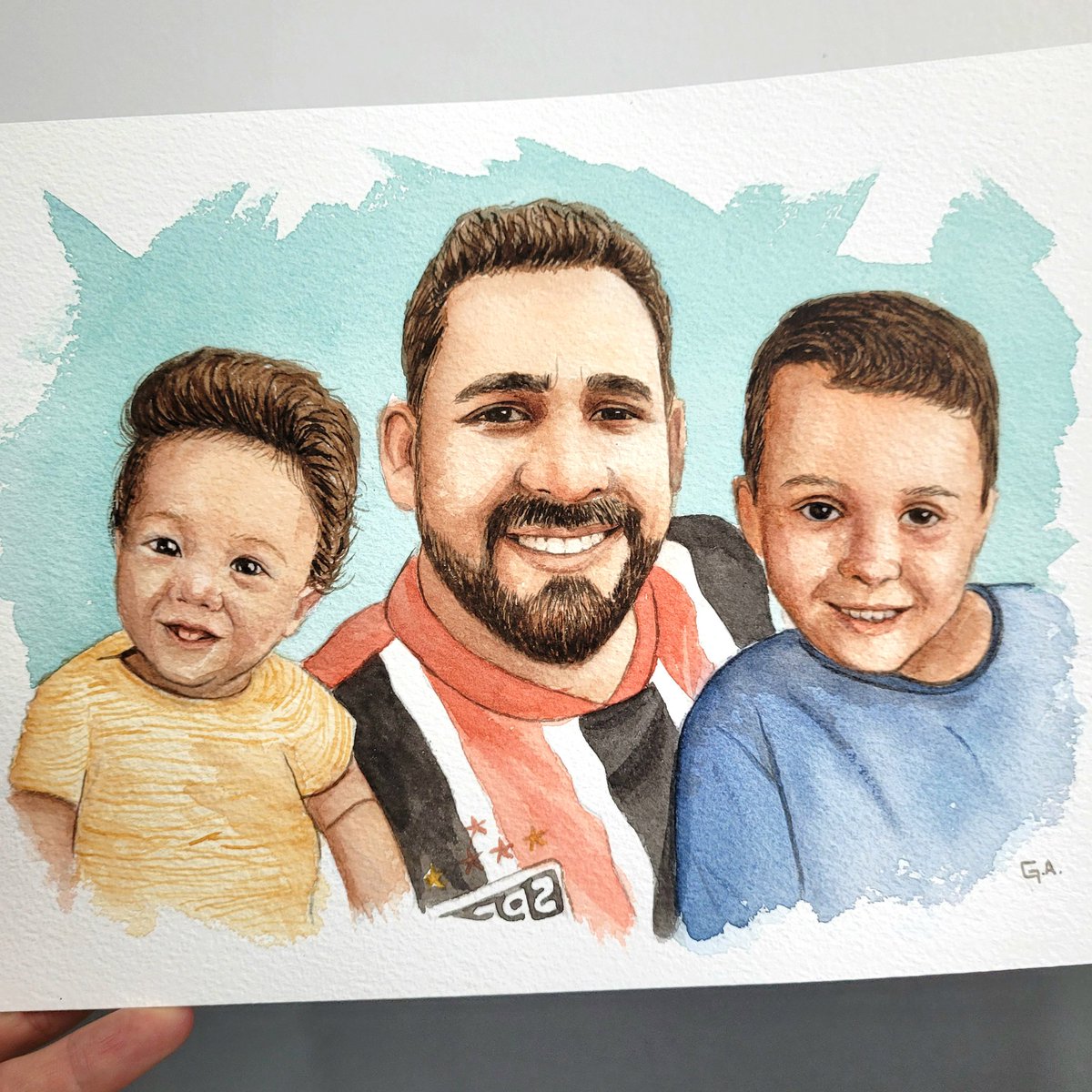 gamaralart's tweet photo. I'm in love with this commission!

If you like it please comment here so I can contact u to paint a commission for you too!

#watercolorcommission #paintingfromphoto #artwork #commissionsopen https://t.co/7FyQjZiXkH