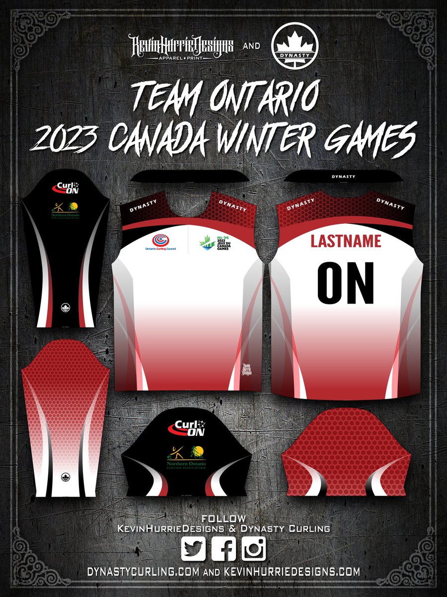 Apparel I Designed For Team Ontario For The 2023 Canada Winter Games
.
#kevinhurriedesigns #dynastycurling #teamdynasty #teamontario #ontario #canadawintergames #curling #curlingapparel #apparel #sports #sportsapparel #design #art #jersey #shirts #jackets #clothing #custom