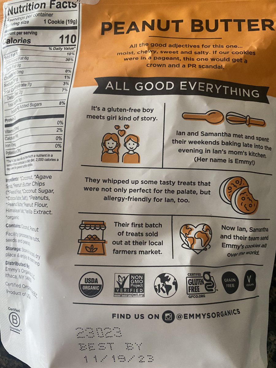 CB (@italiacb) on Twitter photo OMG !!! These are SO yummy π€€ π
<a href="/emmysorganics/">Emmy's Organics</a> soft and chewy coconut cookies π₯₯ peanut butter π₯ vegan π± , grain free,
Gluten-free, non gmo OMG !!! These are SO yummy π€€ π
<a href="/emmysorganics/">Emmy's Organics</a> soft and chewy coconut cookies π₯₯ peanut butter π₯ vegan π± , grain free,
Gluten-free, non gmo