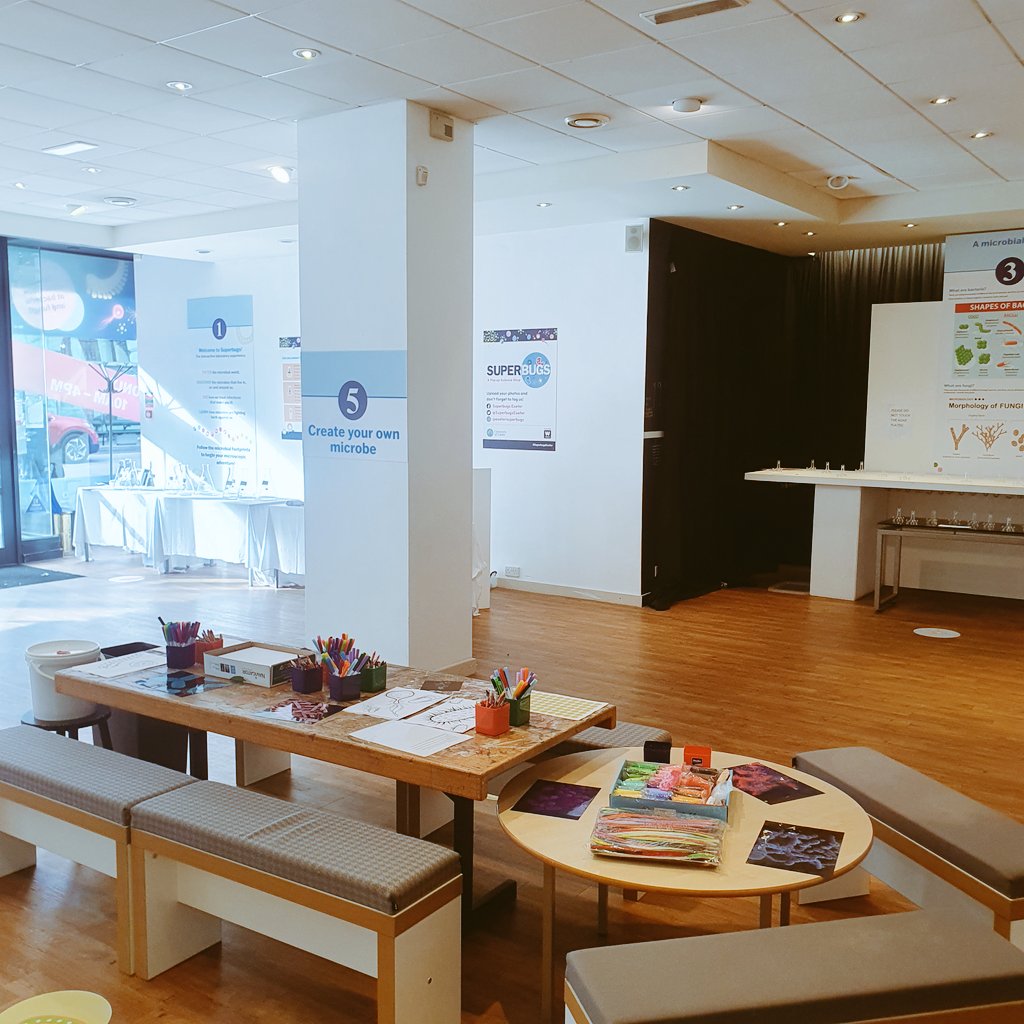 SuperbugsExeter's tweet photo. 🙈SNEAK PEAK🙈

We have been working hard and we are nearly there!

Superbugs Exeter is a family event, focused on raising awareness around emerging Antimicrobial Resistance. #AMR

@UniofExeter @TREE_UoE @MRCcmm @MaketankExeter https://t.co/fV7nTDCpa5
