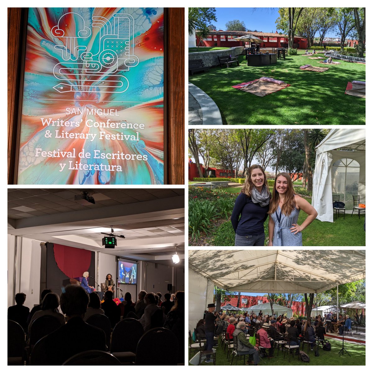 WickWrites's tweet photo. Scenes from the week of the @SMAWritersCon 📚💃✏️ #SanMigueldeallende #writerslife #writerscommunity #writethisway #writerly #literarylife #writerscon #writingconference #alwaysteaching #alwayslearning https://t.co/MB7KVGE6Dd