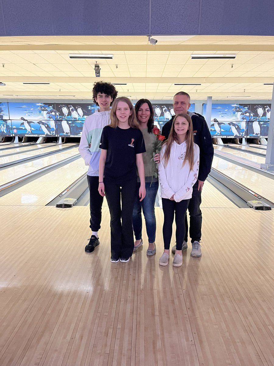 TigersWBowling's tweet photo. Congrats to our lone senior, Ruthie Timman! Ruthie is the type of player a coach wants on their team. Thanks for being a great teammate these past 2 years! Good luck at UC! https://t.co/LwNfWaZNbz