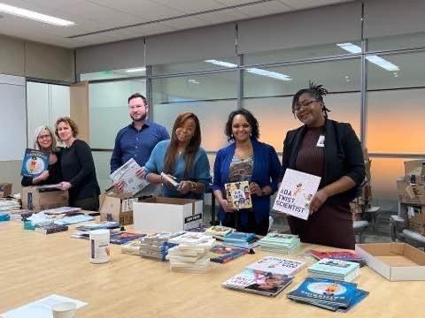 A big thank you to our friends at <a href="/Incyte/">Incyte</a> for donating over 100 books to us!