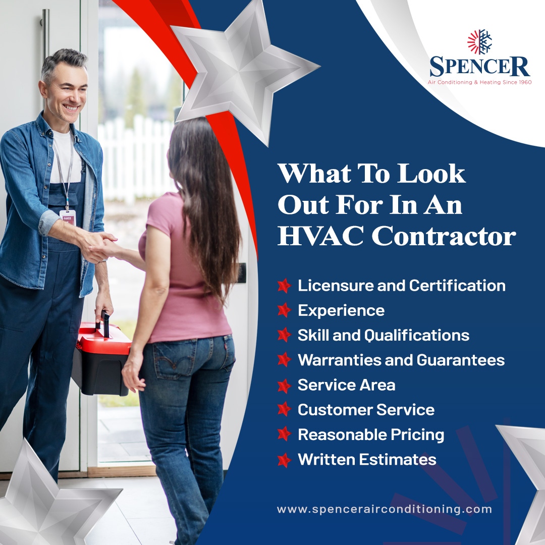When you’ve located a few potential HVAC contractors, it is important to consider the following factors before hiring one: