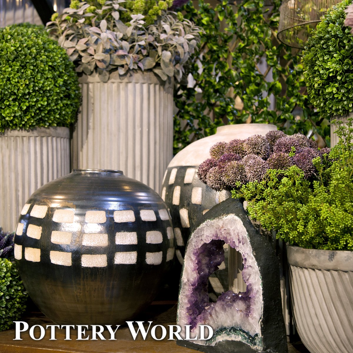 Pottery World on Twitter "Pottery serves as a marvelous contrast in
