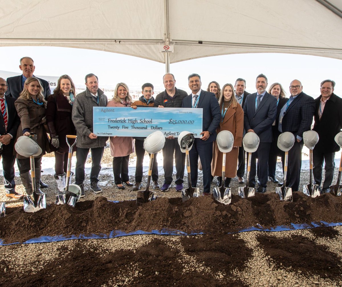 Governor Jared Polis on Twitter "It was my privilege to join Agilent