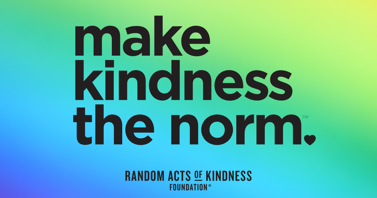 Make someone's day and participate in Random Acts of Kindness Day! Check out the Random Acts of Kindness Foundation's resources for ideas and inspiration.

ow.ly/v1Uc50MBeBO
