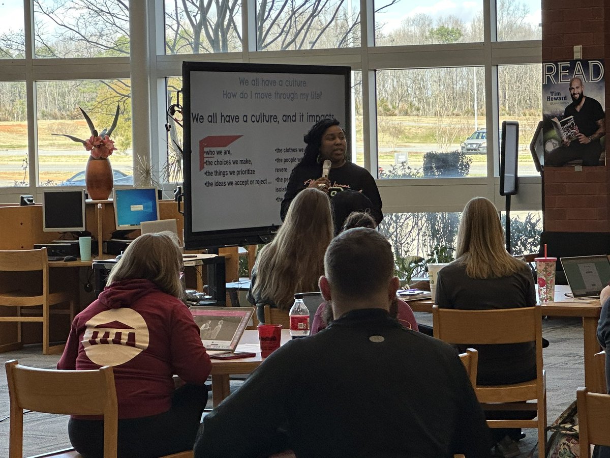 Doing the work of #culturalcompetence with <a href="/SPHSstallions/">South Pointe High School</a> led by <a href="/carlolchelle/">carlolchelle@gmail.com</a> #RockSolid <a href="/RockHillSchools/">Rock Hill Schools</a> <a href="/ProfLearningRH/">Rock Hill Schools Professional Learning</a>
