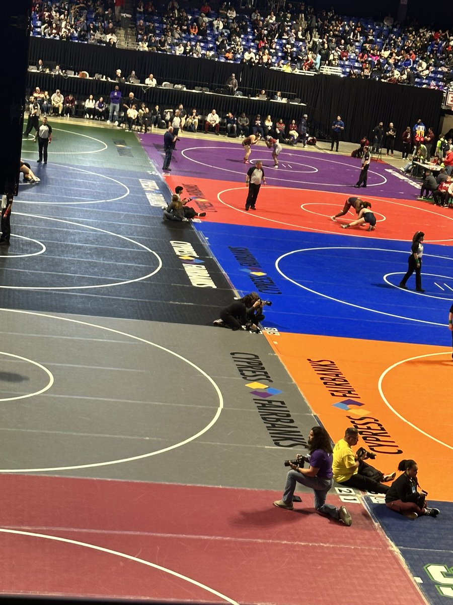 Wrestle_Nimitz's tweet photo. Nothing like the #uilstate @uiltexas tournament- @NimitzVikings need to get used to being here EVERY YEAR! #AllN #TheRaidContinues https://t.co/T4paRhQJi9