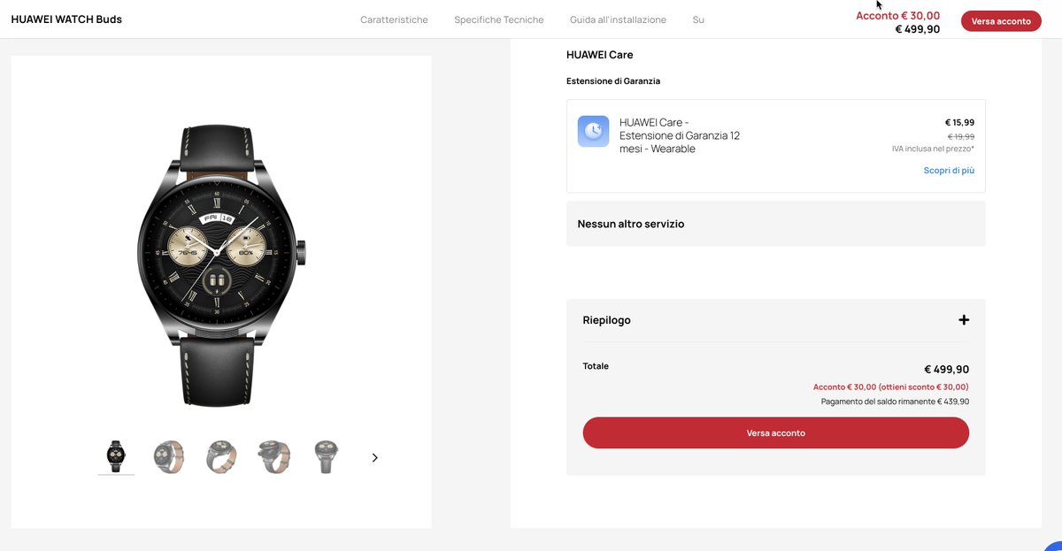 fabrizio_degni's tweet photo. Pre-orders to purchase the #Huawei Watch Buds are now opened also in #Italy where for 499 euro, it will be possible to get the latest and original watch to date. I am happy with the Huawei #WatchD, I don't if I will get this too but happy to see Huawei so active in my Country! https://t.co/kwhev0mQqD