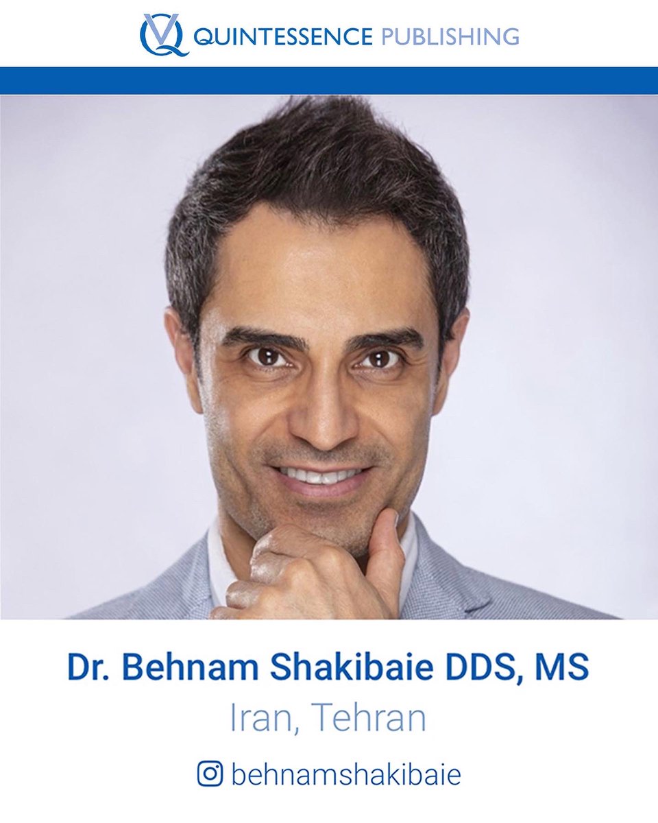 BehnamShakibaie's tweet photo. It’s a pleasure to be listed as scientific author on official website of Quintessence Publishing Group from now on. #shakibaie #behnamshakibaie #implant #implantmicrosurgery #precision #esthetics #dentist #entrepreneur #developert #quintessencepublishing #author #international https://t.co/rZIsRAXavC