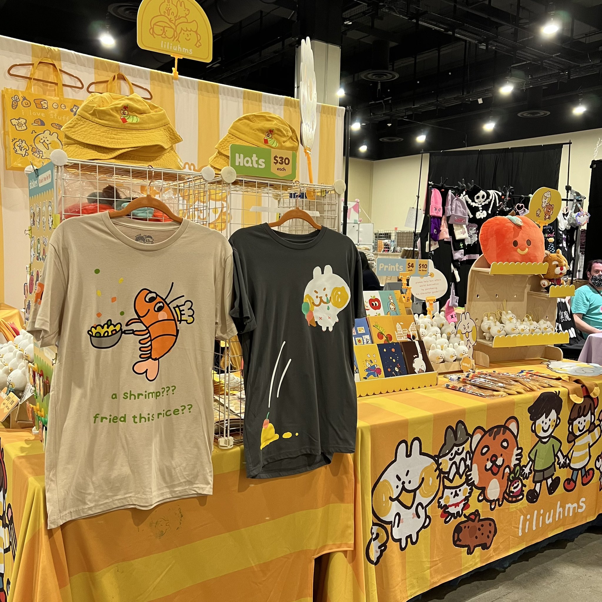 lily hoàngzhu 🍎 fanime 1120 on Twitter "HEYYYYY!!! here is my Katsucon booth for this