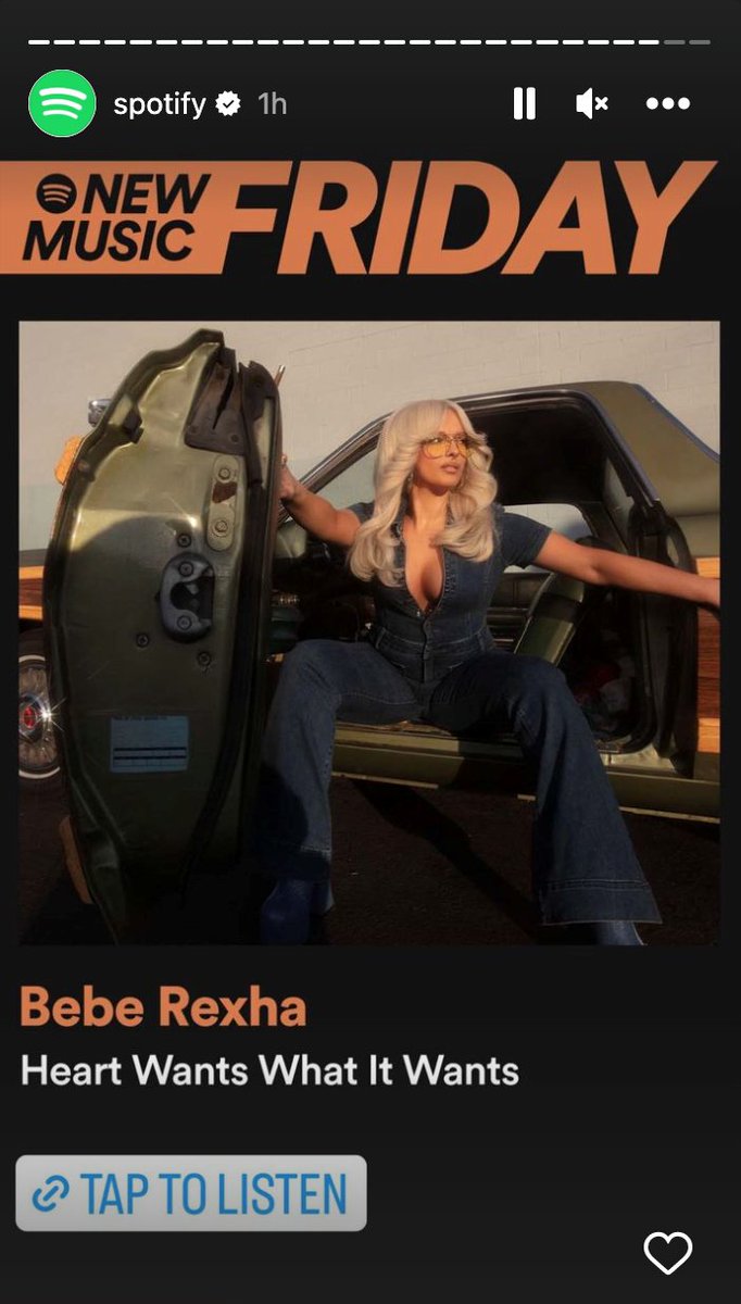 WarnerPromo's tweet photo. .@BebeRexha x @Spotify 👀❤️🎶 https://t.co/N2lMOgrUZ4